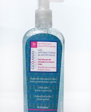 GEL ANTIBACTERIAL GO AWAY 8 OZ